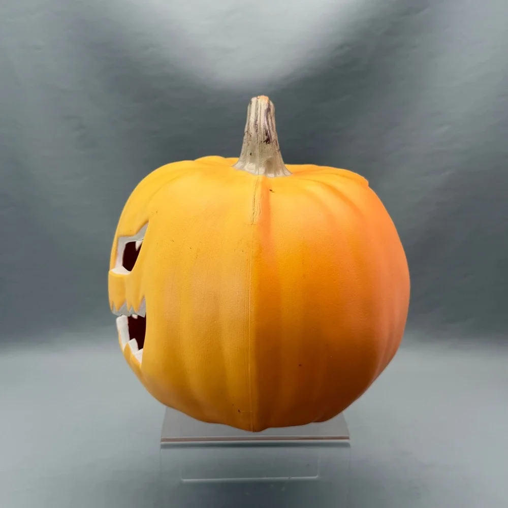 Vintage Gemmy Jack O Lantern Blow Mold Pumpkin Halloween 9